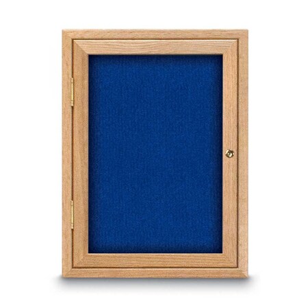 United Visual Products Sliding Door Indoor Enclosed Corkboard, 7 UV9028ACS-GOLD-DBURGU